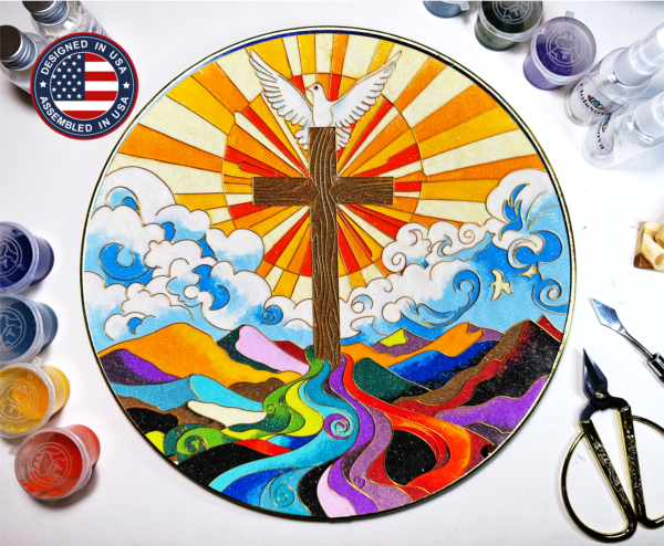 Cross and the Four Rivers Cloisonné Kit
