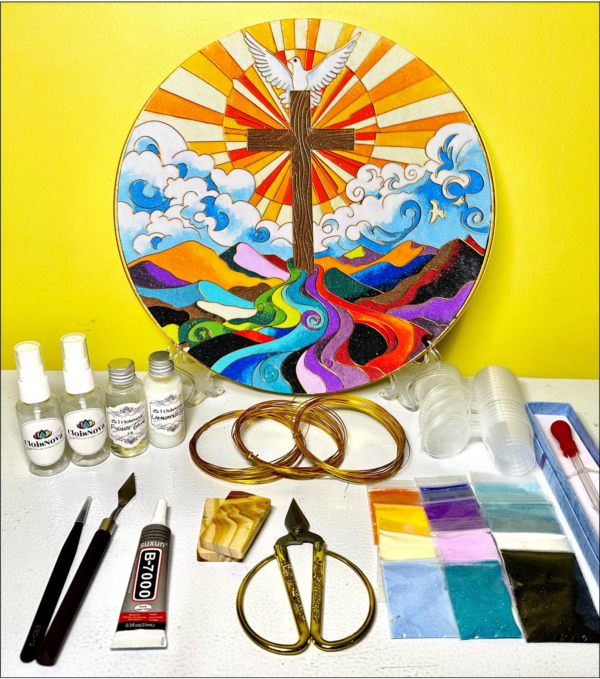 Cross and the Four Rivers Cloisonné Kit - Image 6