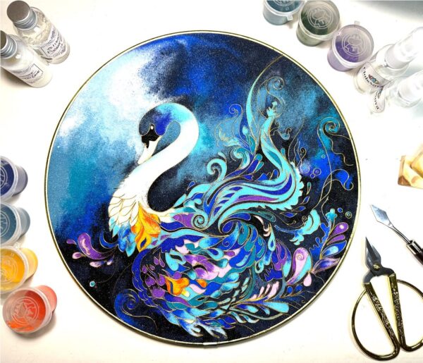 Blue Swan Cloisonné Kit