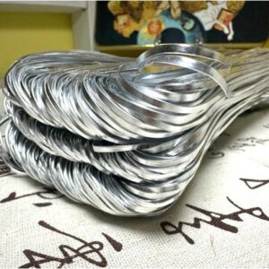 silver wire, jewelry wire, flexible aluminum flat wire