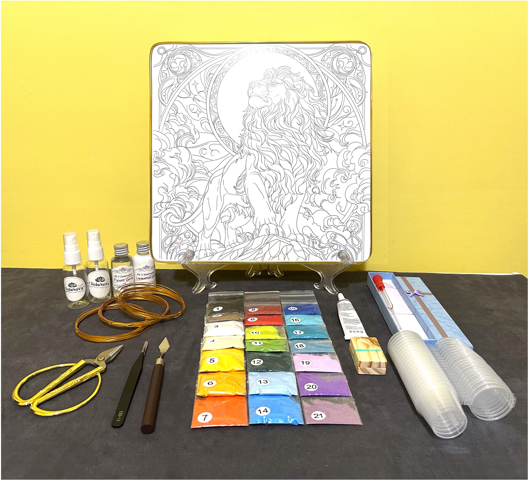 Lion King Cloisonné Kit Lion King Cloisonné Kit - Image 9