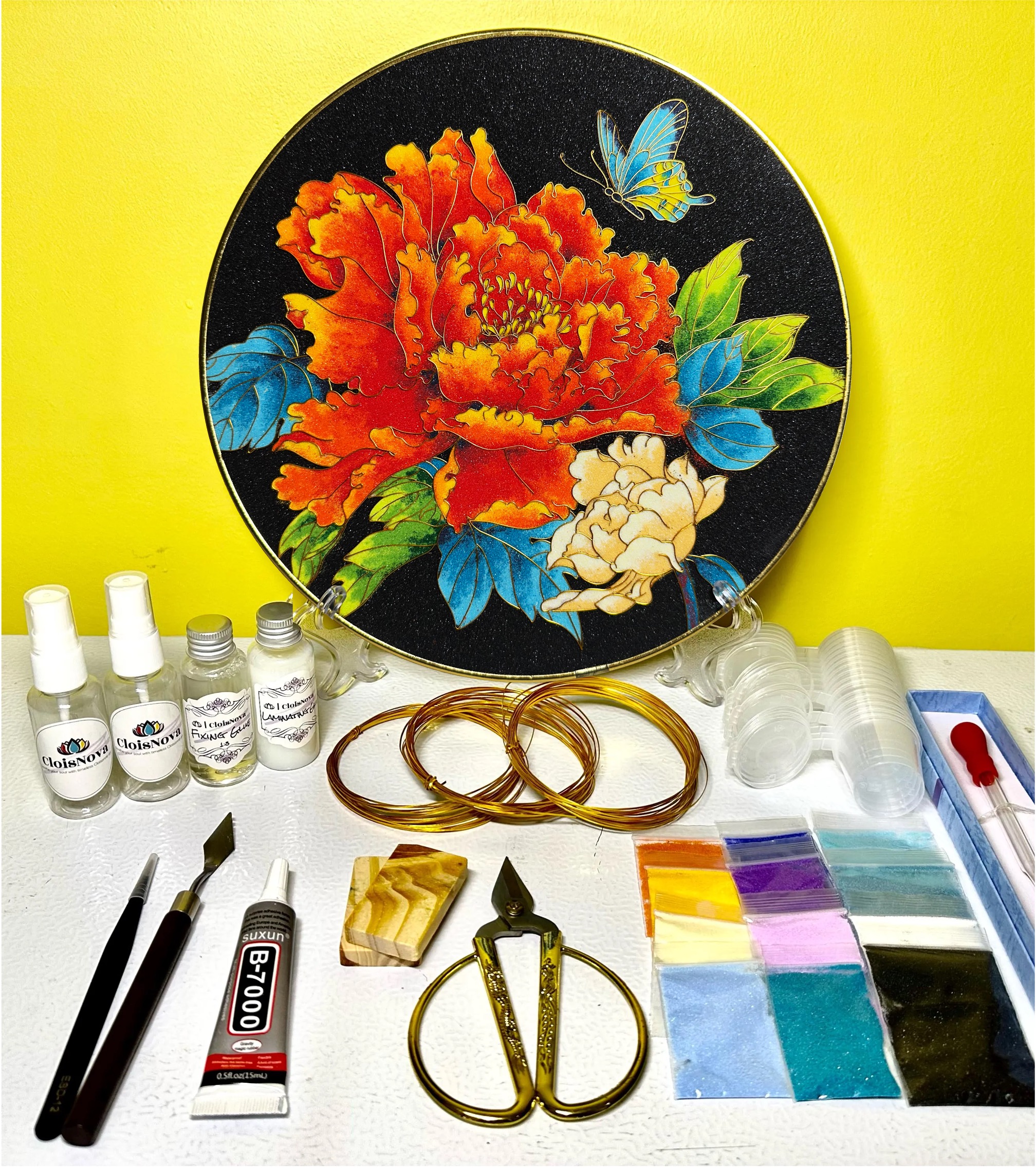 Peony Cloisonné Craft Kit Peony Cloisonné Craft Kit - Image 6
